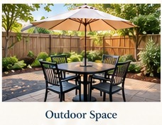 Outdoor seating area